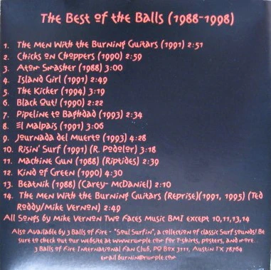 3 Balls Of Fire - The Best Of The Balls 1988 - 1998 (CD) - Image 4