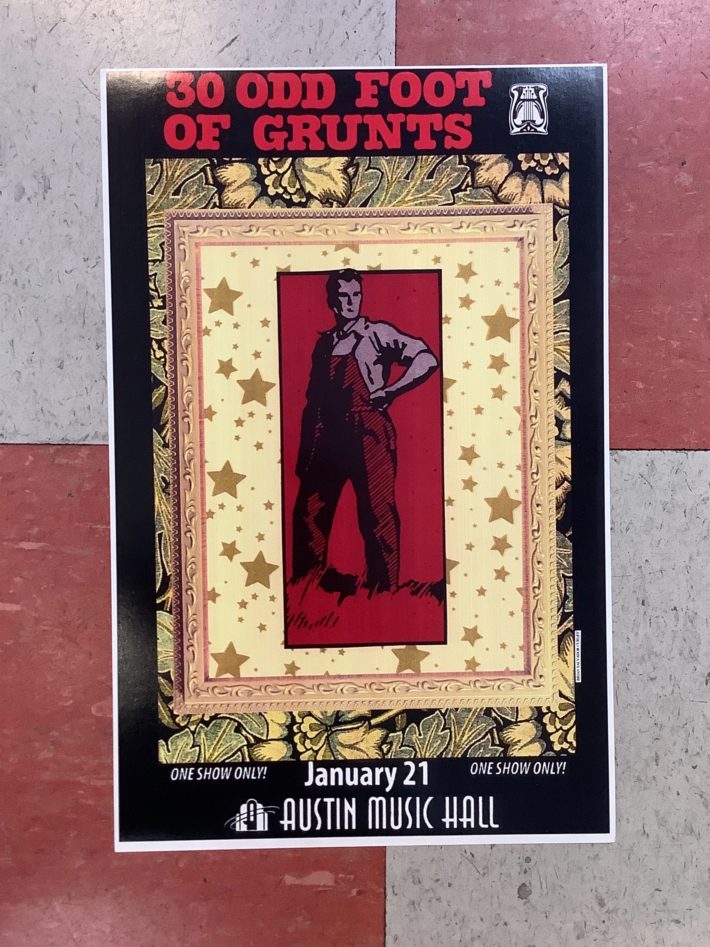 30 Odd Foot of Grunts at Austin Music Hall (Poster)