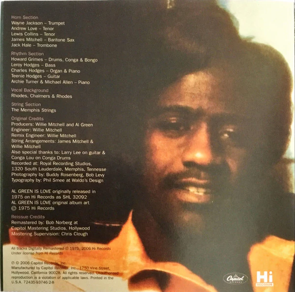 Al Green - Al Green Is Love (CD) - Image 4