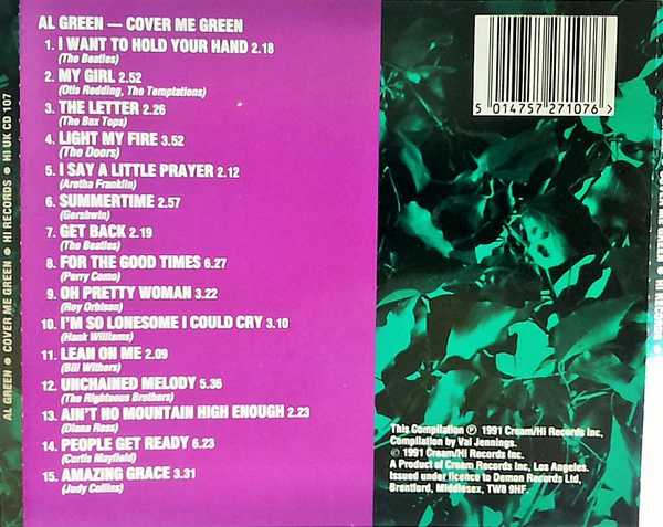 Al Green - Cover Me Green (CD) - Image 2