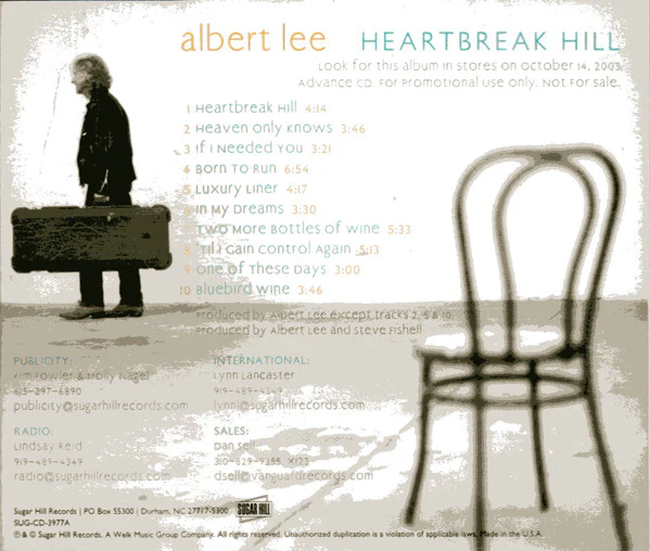 Albert Lee - Heartbreak Hill (CD) - Image 2