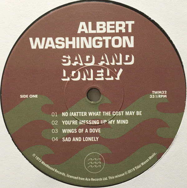 Albert Washington - Sad And Lonely (Vinyl) - Image 3
