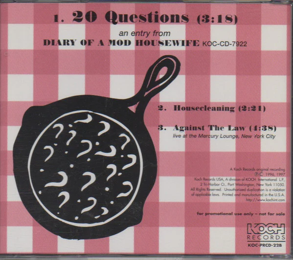 Amy Rigby - 20 Questions (CD) - Image 2