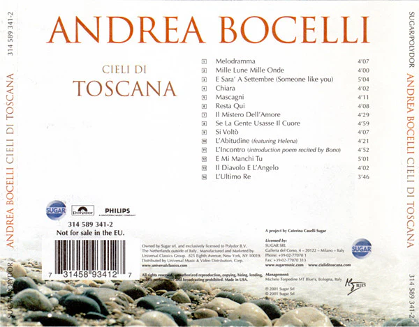 Andrea Bocelli - Cieli Di Toscana (CD) - Image 2
