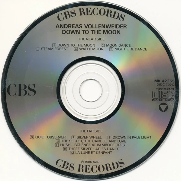 Andreas Vollenweider - Down To The Moon (CD) - Image 3