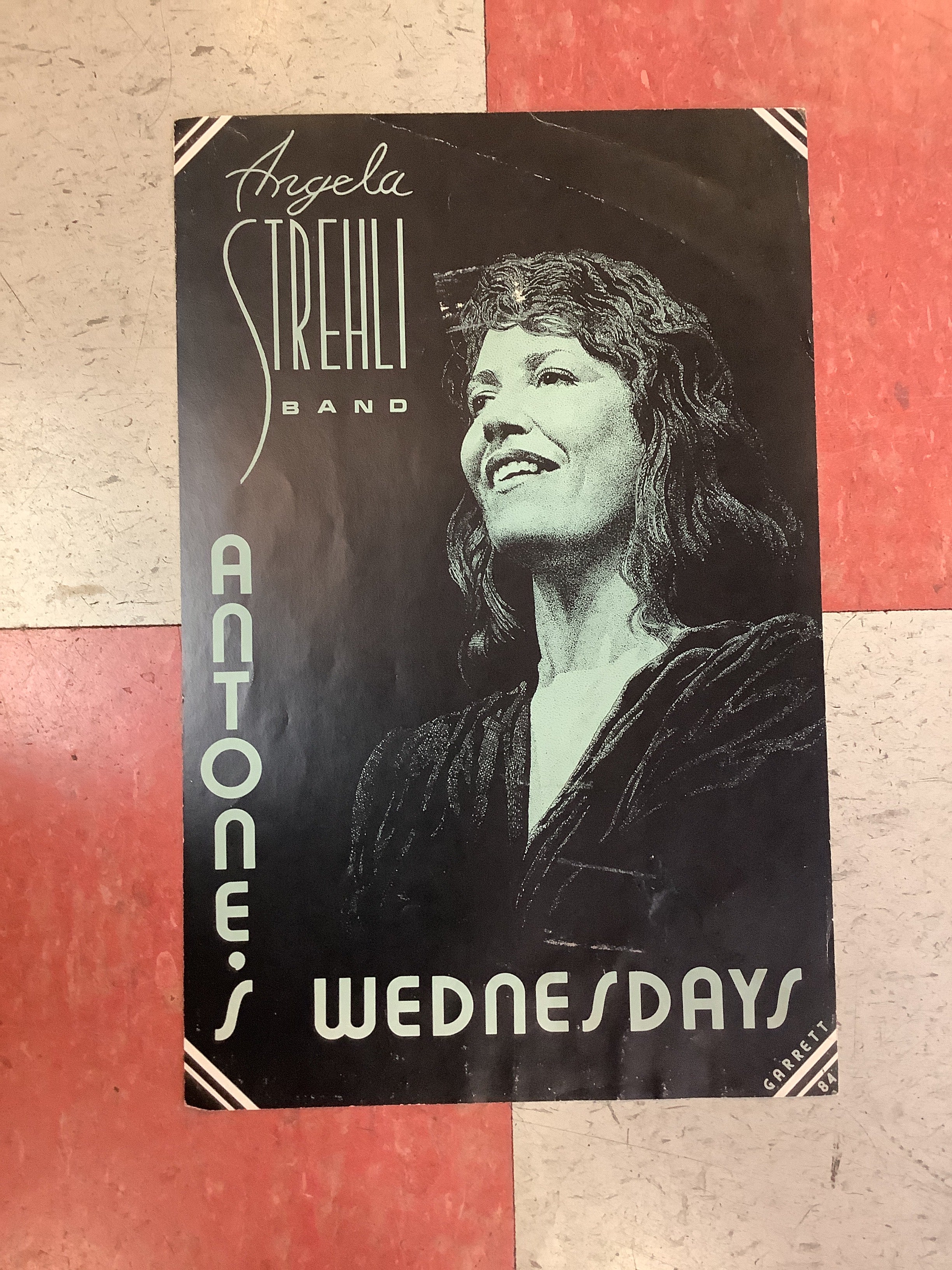 Angela Strehli Band at Antone's - 1984 (Poster)