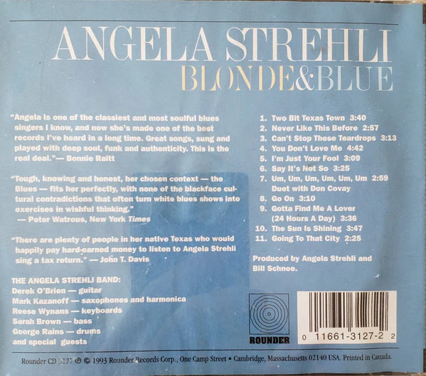 Angela Strehli - Blonde & Blue (CD) - Image 2