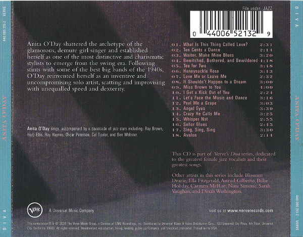 Anita O'Day - Anita O'Day (CD) - Image 3