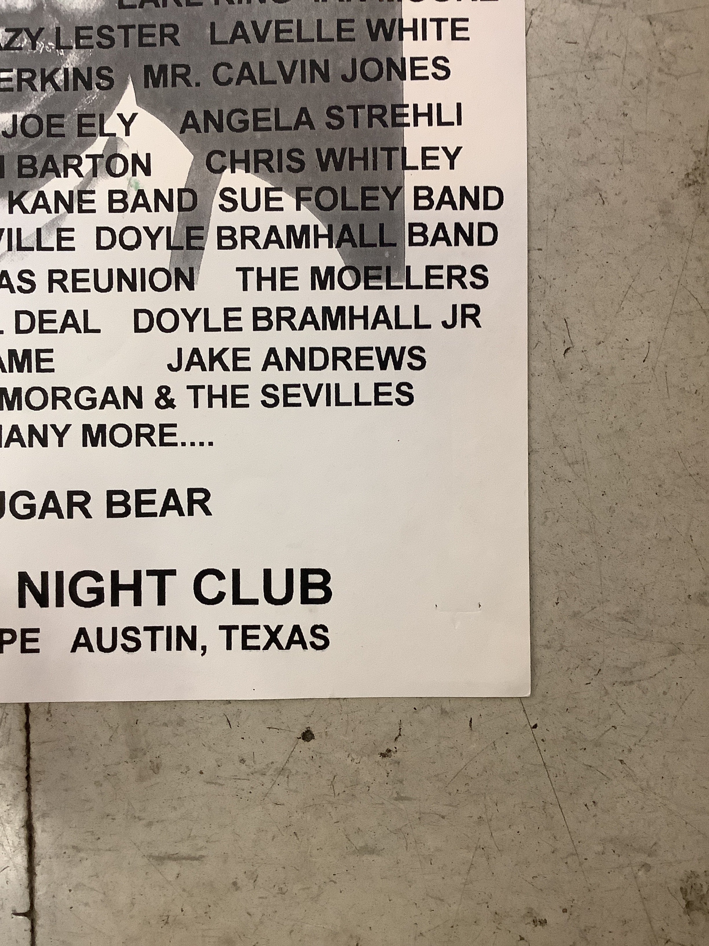 Antone's Nightclub 20th Anniversary Celebration - 1995 (Poster) - Image 4