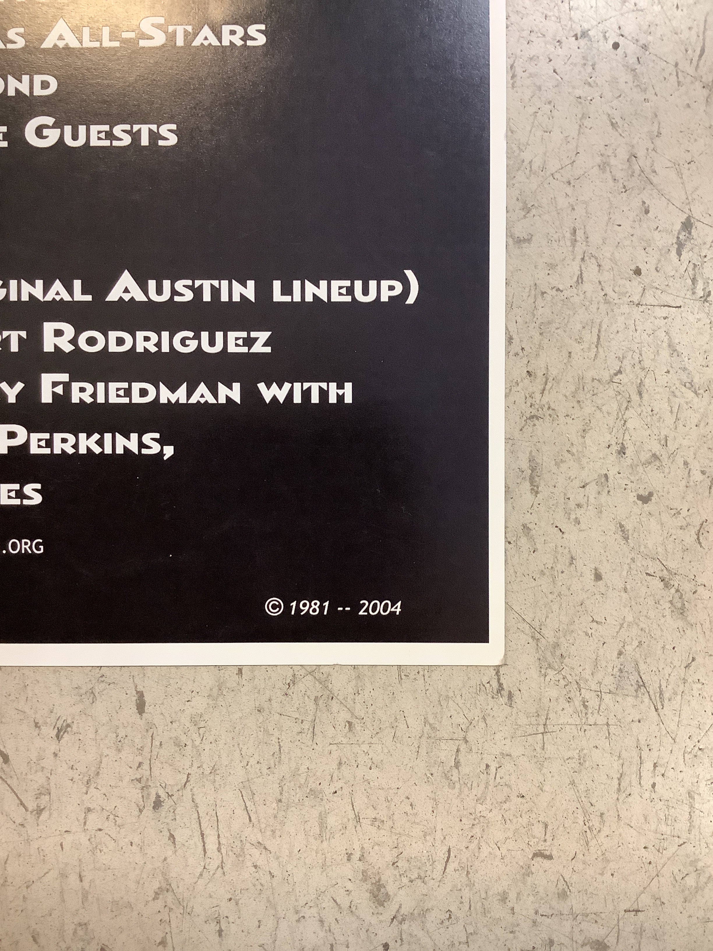 Antone's Nightclub 29th Anniversary - 2004 (Poster) - Image 4