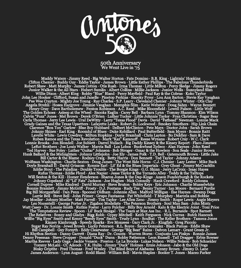 Antone's Stars of 50 Big Walter T-Shirt - Image 4