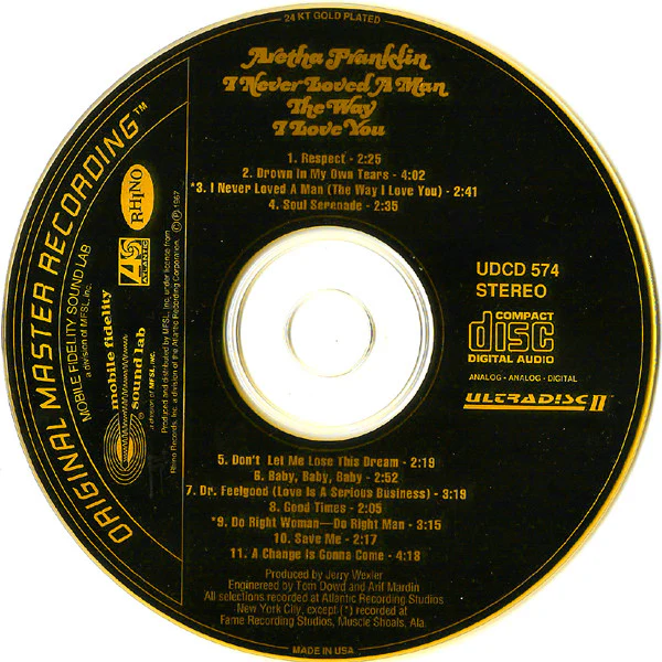 Aretha Franklin - I Never Loved A Man The Way I Love You (CD) - Image 4