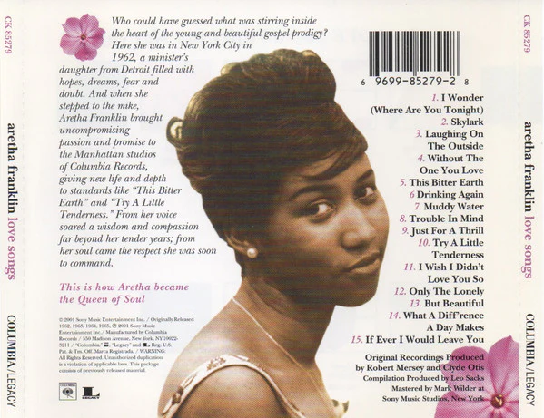 Aretha Franklin - Love Songs (CD) - Image 2