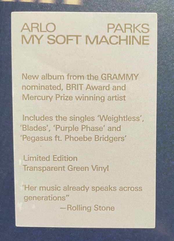 Arlo Parks - My Soft Machine (Vinyl) - Image 4