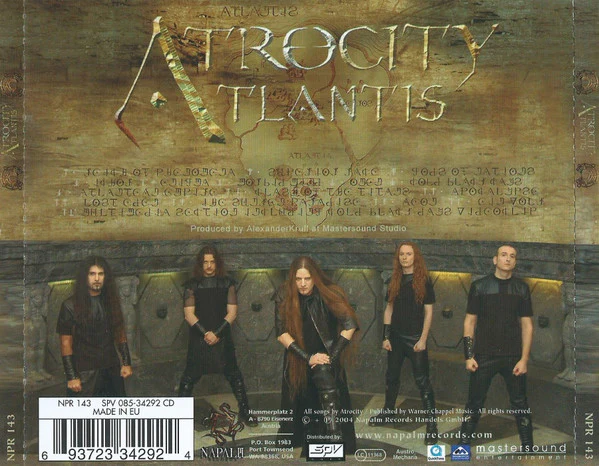 Atrocity - Atlantis (CD) - Image 2