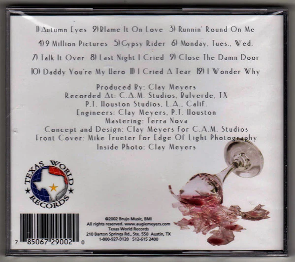 Augie Meyers - Blame It On Love (CD) - Image 3