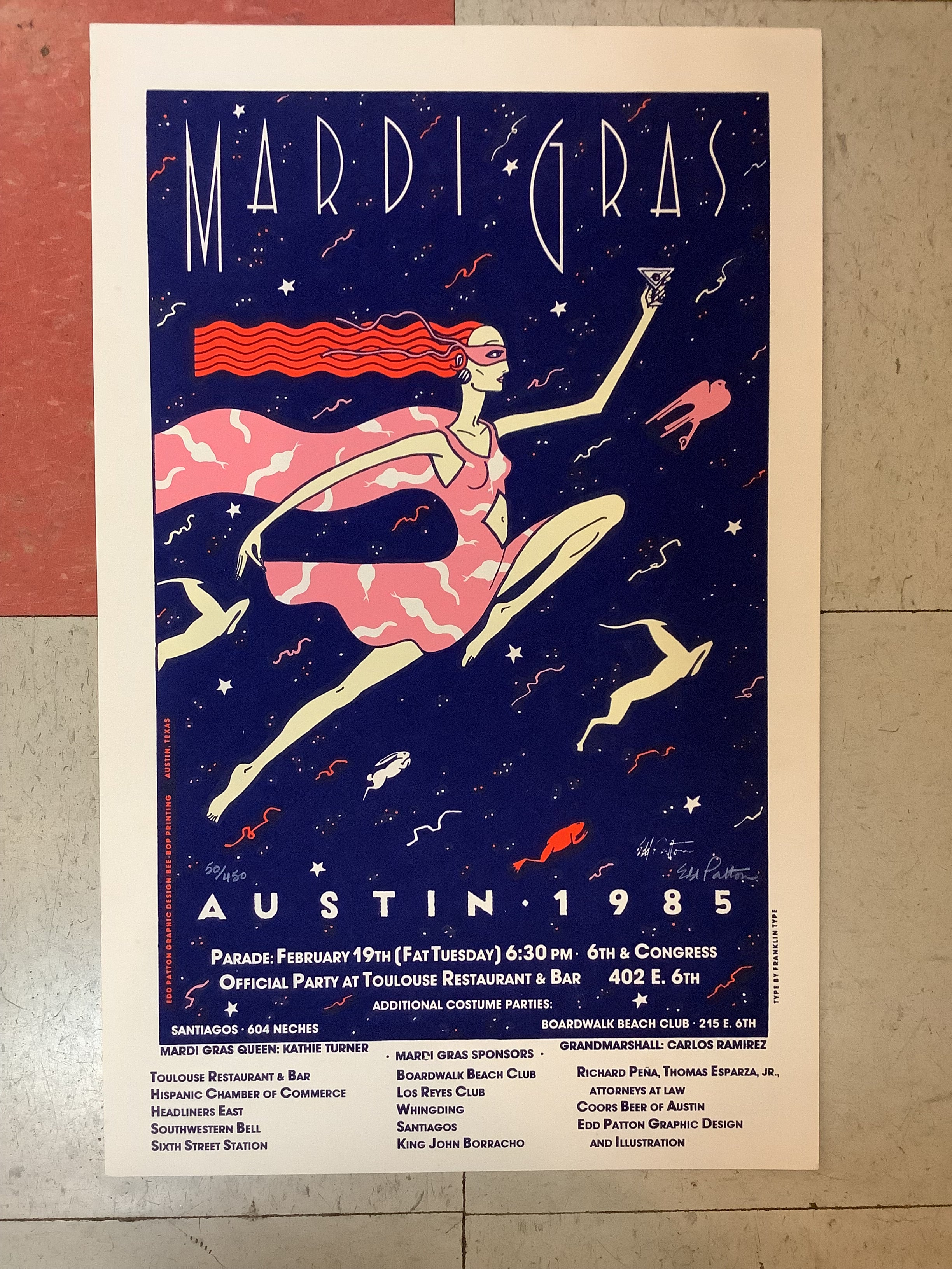 Austin Mardi Gras Parade - 1985 (Poster)