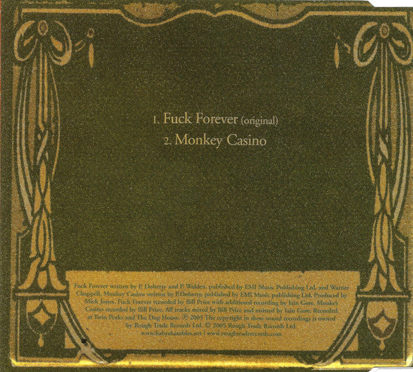 Babyshambles - Fuck Forever (CD) - Image 3