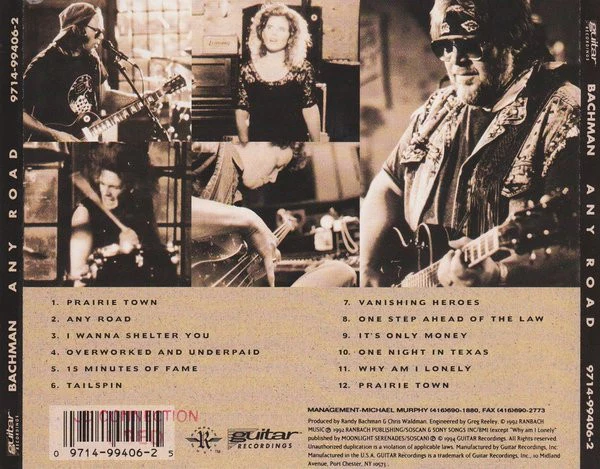 Randy Bachman - Any Road (CD) - Image 2