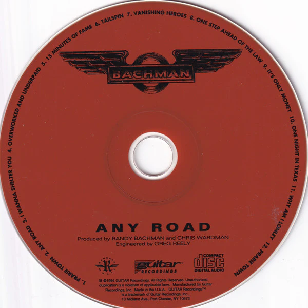 Randy Bachman - Any Road (CD) - Image 3