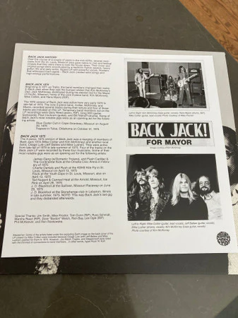 Back Jack* - Back Jack (LP, Ltd, Red) - Image 5