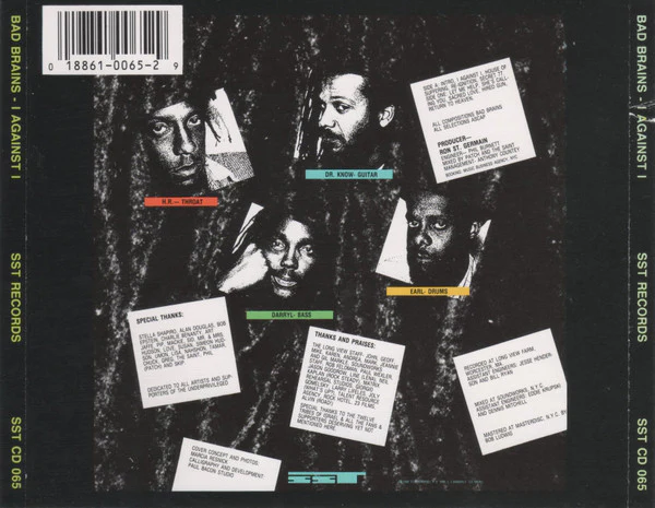 Bad Brains - I Against I (CD) - Image 2