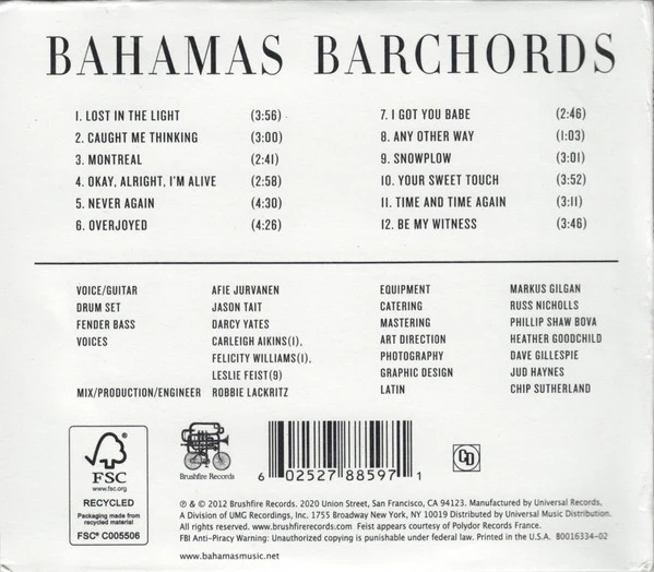 Bahamas - Barchords (CD) - Image 2