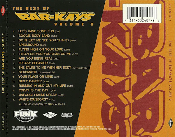 Bar-Kays - The Best Of Bar-Kays Volume 2 (CD) - Image 2
