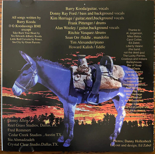 Barry Kooda - Crossin The Line (CD) - Image 4