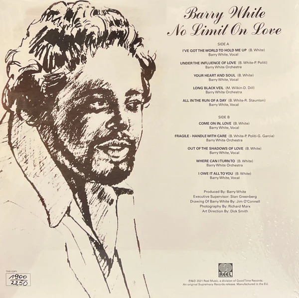 Barry White - No Limit On Love (Vinyl) - Image 2