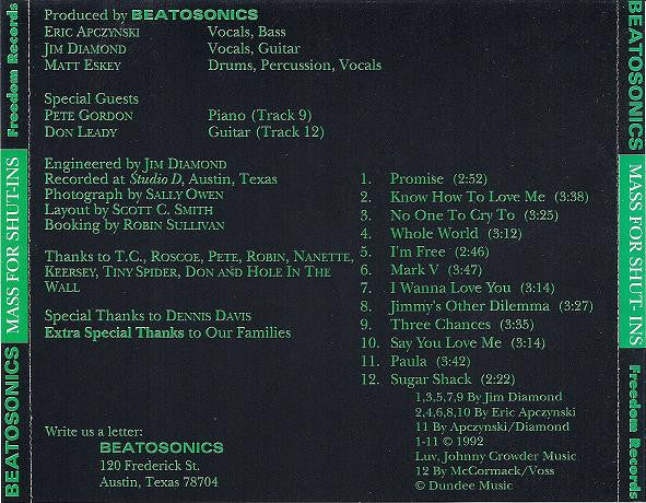 Beatosonics - Mass For Shut-Ins (CD) - Image 2