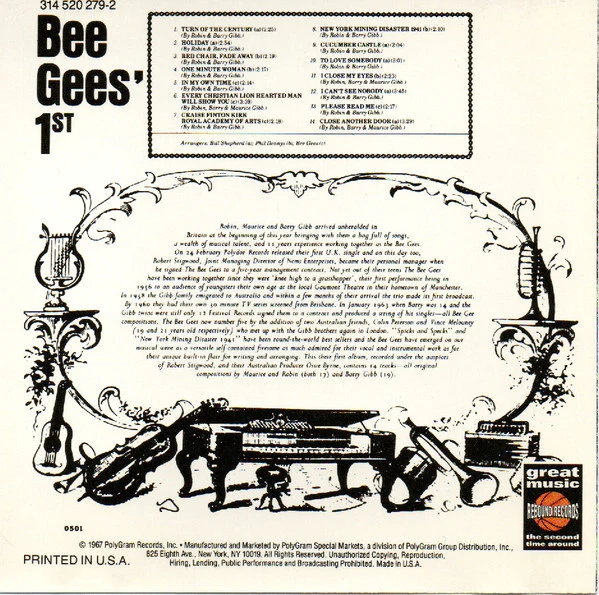 Bee Gees - Bee Gees' 1st (CD) - Image 3
