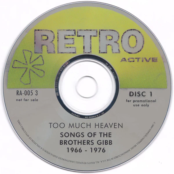Bee Gees - Too Much Heaven: Songs Of The Brothers Gibb (CD) - Image 4