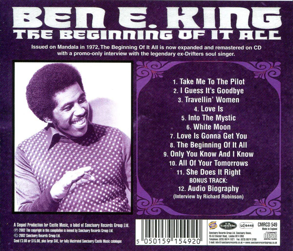 Ben E. King - The Beginning Of It All (CD) - Image 2