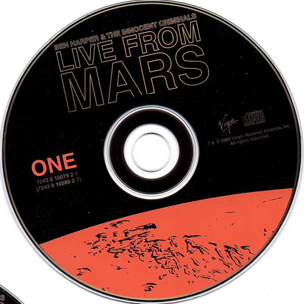 Ben Harper & The Innocent Criminals - Live From Mars (CD) - Image 3