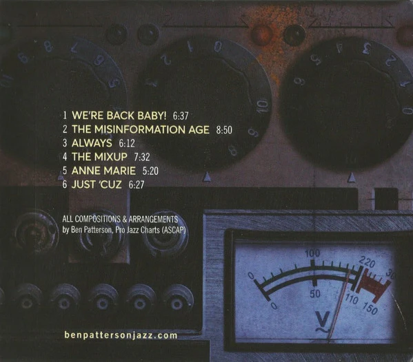 Ben Patterson Jazz Orchestra - Mad Scientist Music (CD) - Image 3