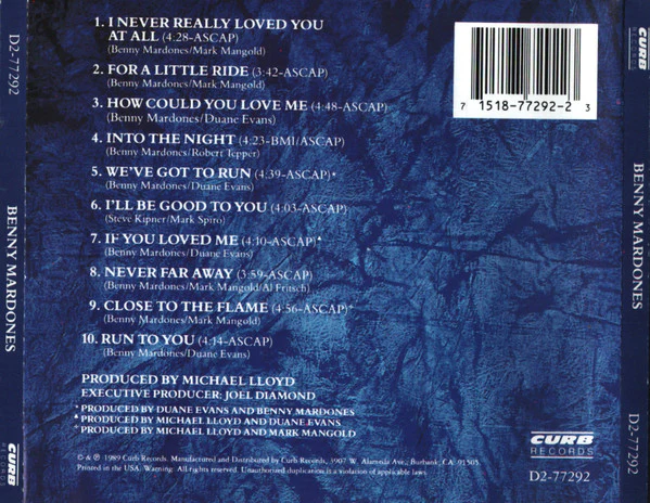 Benny Mardones - Benny Mardones (CD) - Image 2