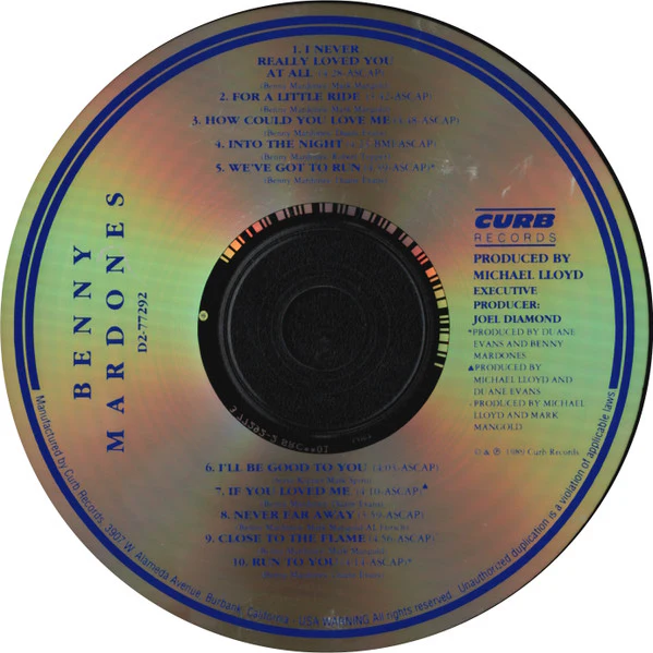 Benny Mardones - Benny Mardones (CD) - Image 3