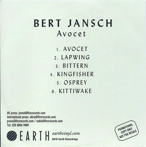Bert Jansch - Avocet (CDr) - Image 2