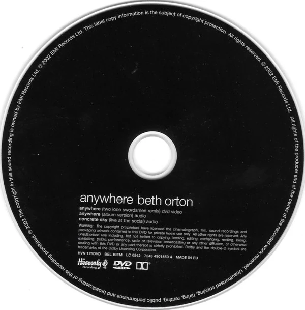Beth Orton - Anywhere (DVD) - Image 3