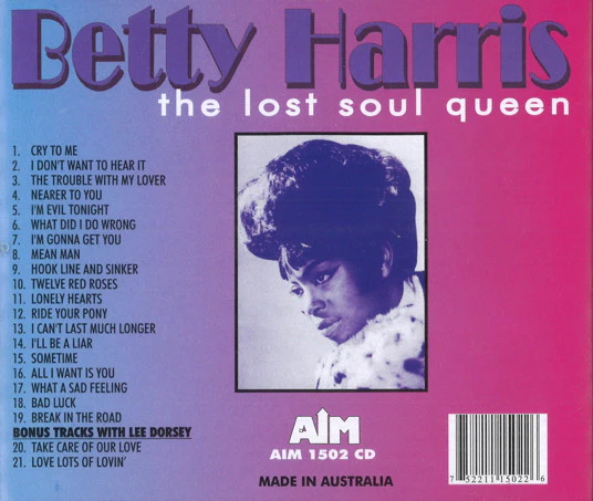 Betty Harris - The Lost Soul Queen (CD) - Image 2