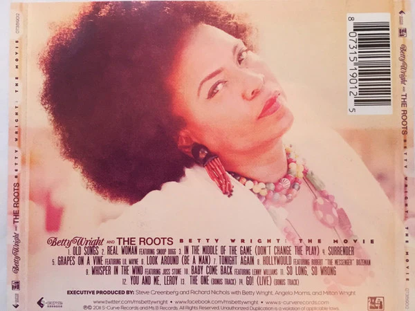 Betty Wright And The Roots - Betty Wright: The Movie (CD) - Image 2