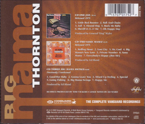 Big Mama Thornton - The Complete Vanguard Recordings (CD) - Image 2