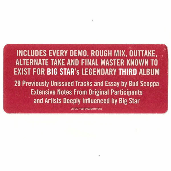 Big Star - Complete Third (CD) - Image 3