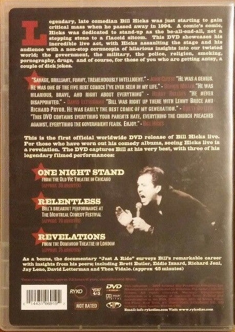 Bill Hicks - Live (DVD) - Image 2