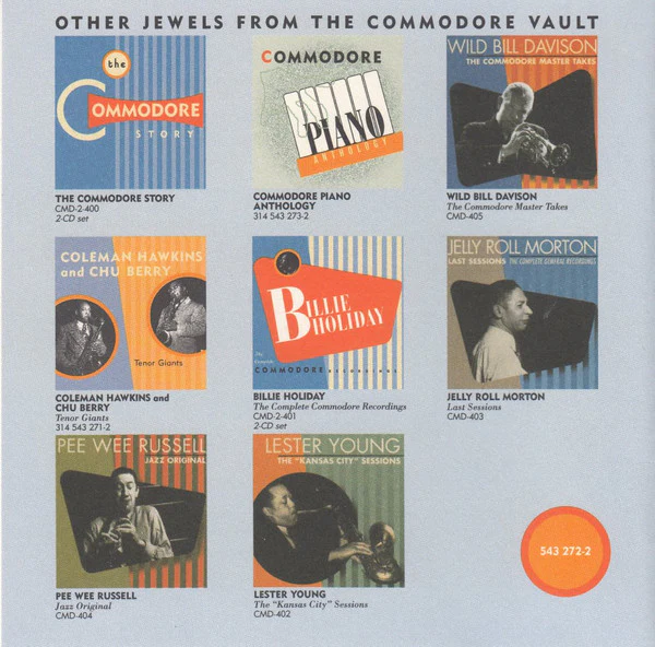 Billie Holiday - The Commodore Master Takes (CD) - Image 2