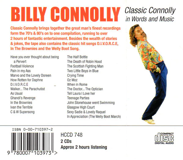Billy Connolly - Classic Connolly In Words And Music (CD) - Image 2