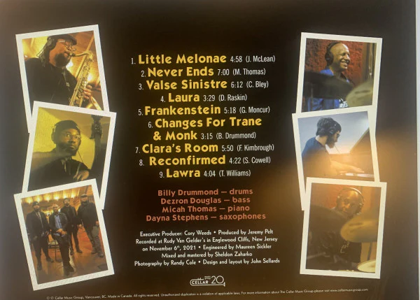 Billy Drummond & Freedom Of Ideas - Valse Sinistre (CD) - Image 2