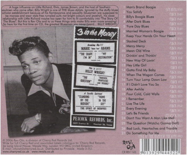 Billy Wright - Don't You Want A Man Like Me? (CD) - Image 2