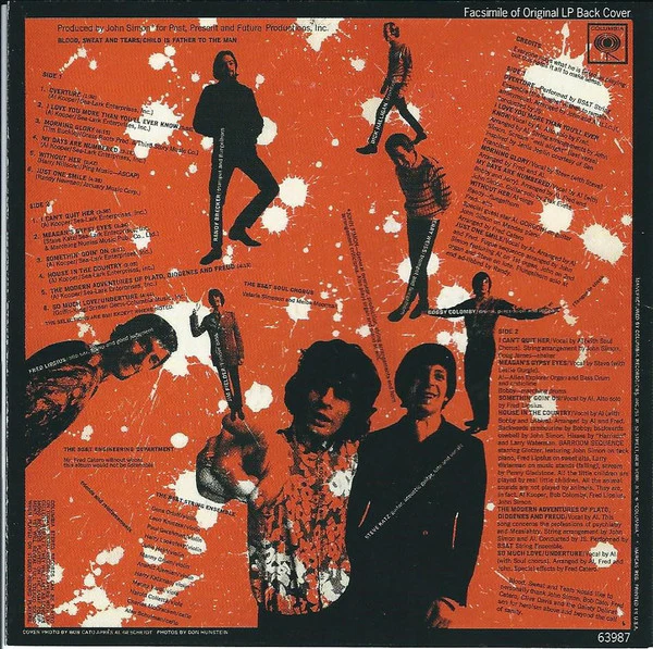 Blood, Sweat And Tears - Child Is Father To The Man (CD) - Image 2
